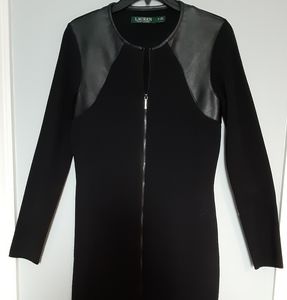 Ralph Lauren Black Scuba Dress
